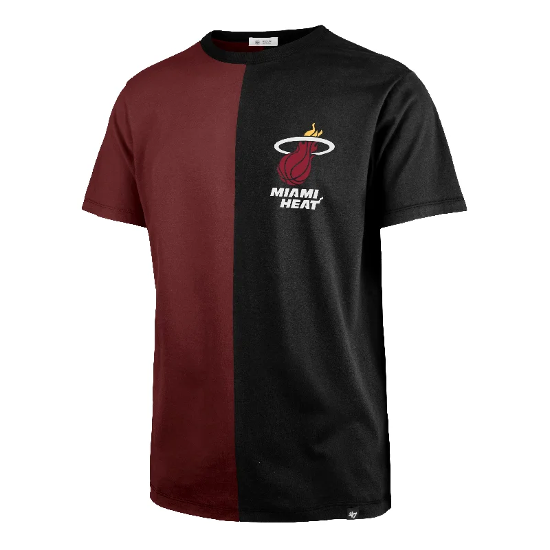 Men's short-sleeve sleek silver shirt-MIAMI HEAT IMPRINT LC '47 JAMMER TEE