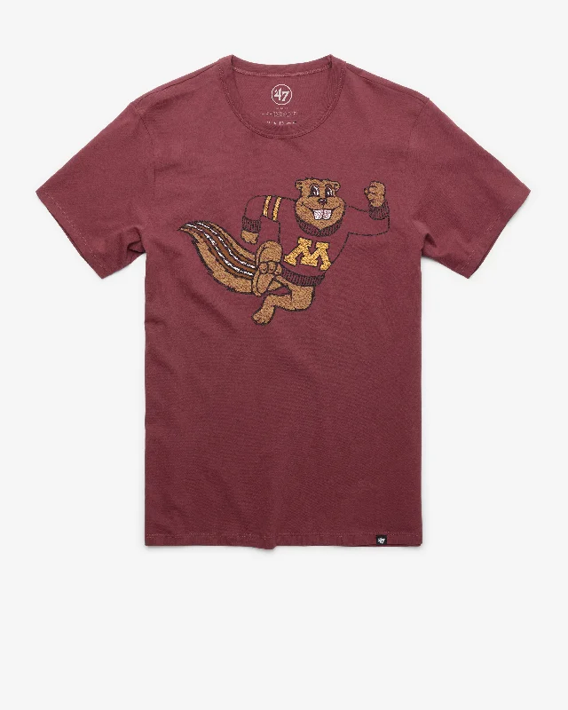 Men's short-sleeve modern rugged rust top-MINNESOTA GOLDEN GOPHERS PREMIER '47 FRANKLIN TEE