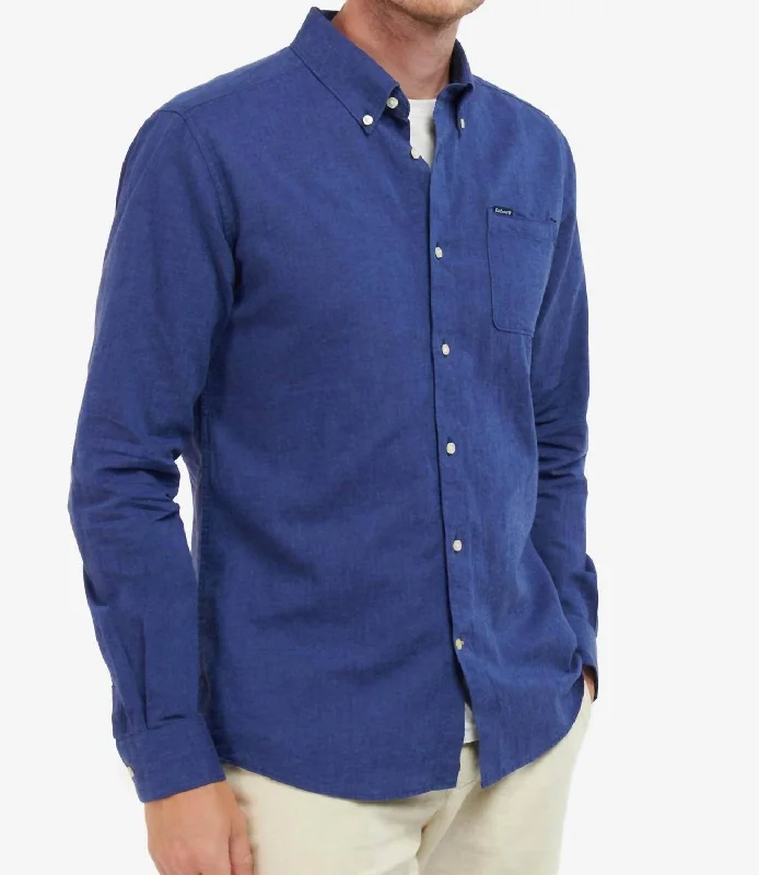 Nelson Tailored Shirt In Indigo