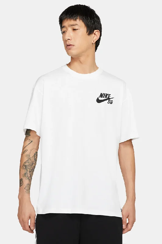 Men's short-sleeve snug solid shirt-Nike SB Chest Logo Skate Tee