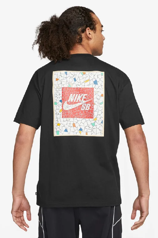 Men's short-sleeve warm tailored checkered tee-Nike SB Mosaic Skate Tee