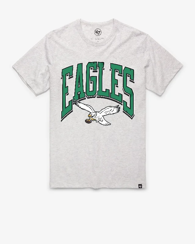 Men's short-sleeve classic muted fresh vacation tee-PHILADELPHIA EAGLES HISTORIC WALK TALL '47 FRANKLIN TEE