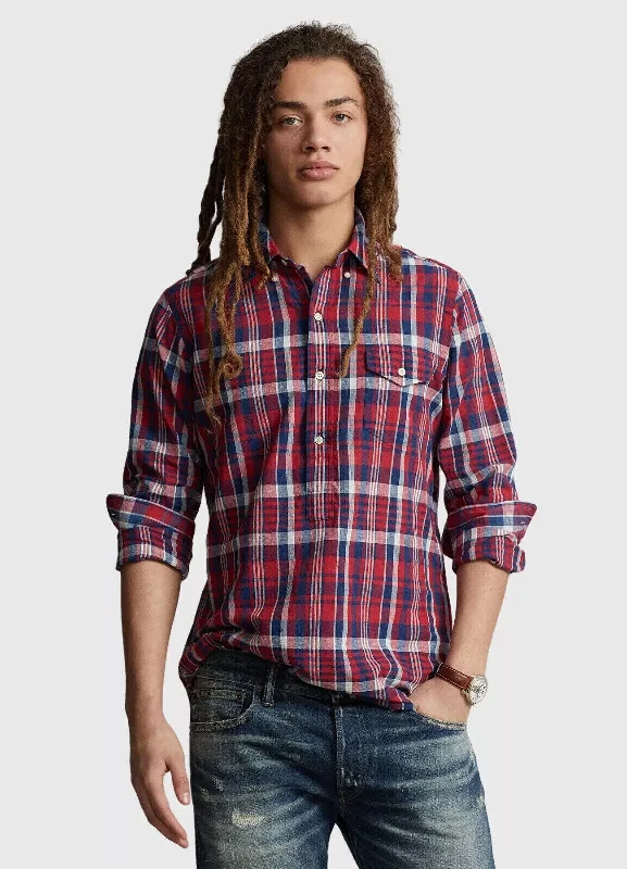 Polo Ralph Lauren Shirt Men's Multi Cotton Plaid Classic Fit Button Down KLSS109