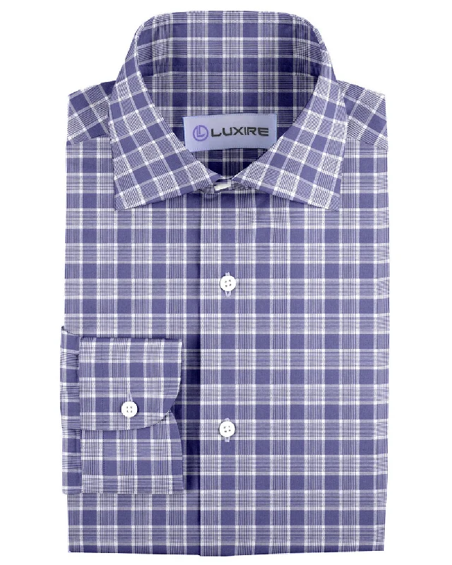 Albini: Purple Tartan Checks