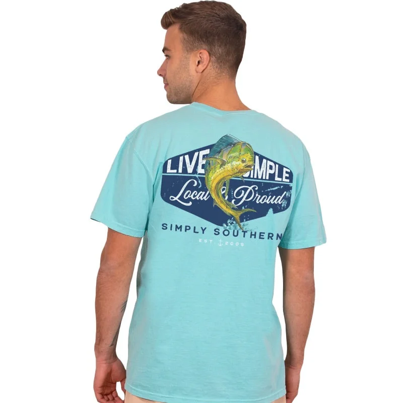 Men's short-sleeve rich clubbing top-Simply Southern Mahi Unisex Comfort Colors T-Shirt