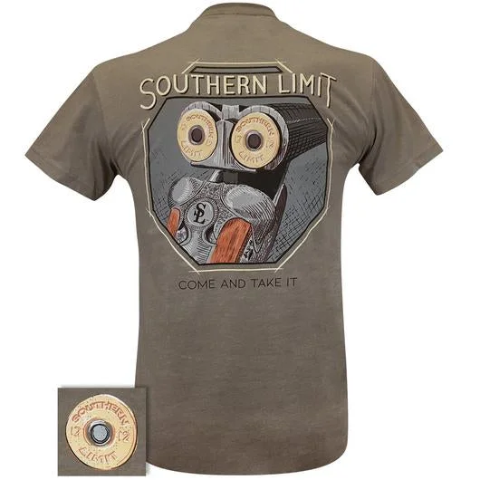 Men's short-sleeve trendy snug navy shirt-Southern Limits Come And Take It Unisex T-Shirt