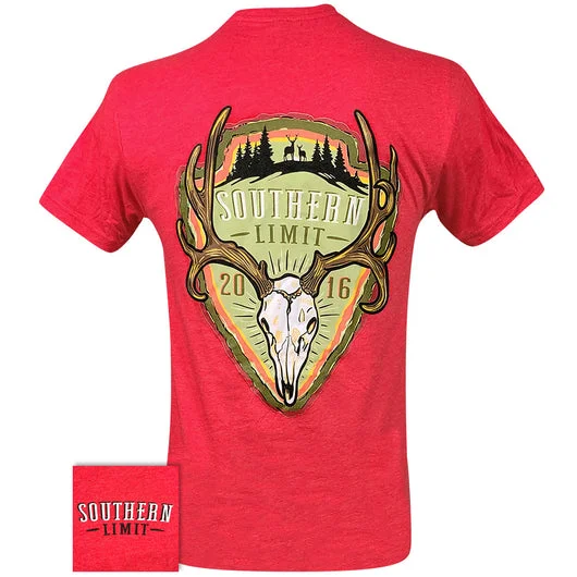 Men's short-sleeve loose polka dot top-Southern Limits Deer Head Arrowhead Unisex T-Shirt