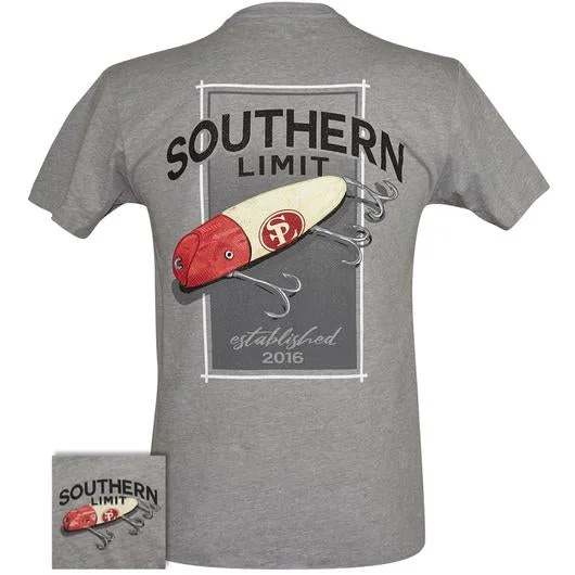 Men's short-sleeve rich burgundy shirt-Southern Limits Fishing Bait Lure Unisex T-Shirt