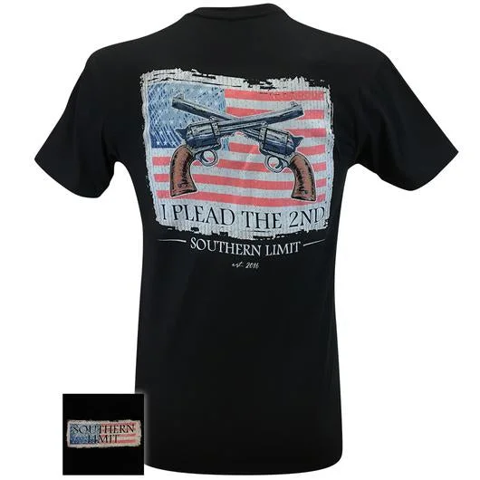 Men's short-sleeve rugged neutral cream top-Southern Limits Plead The 2nd Flag Guns Unisex T-Shirt