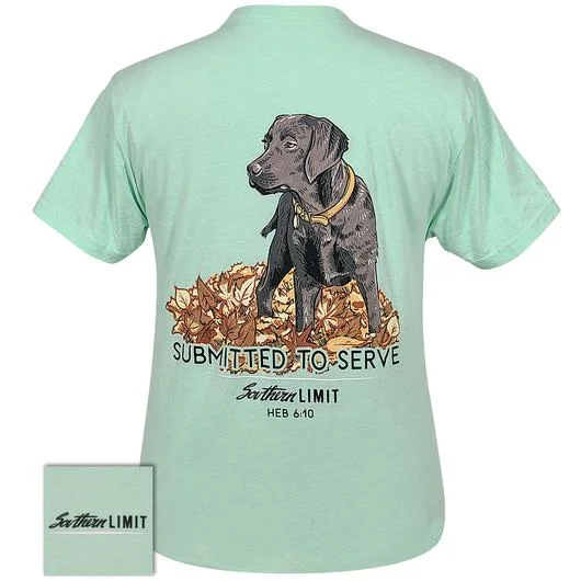 Men's short-sleeve fresh lime shirt-Southern Limits Submitted To Serve Lab Dog Unisex T-Shirt