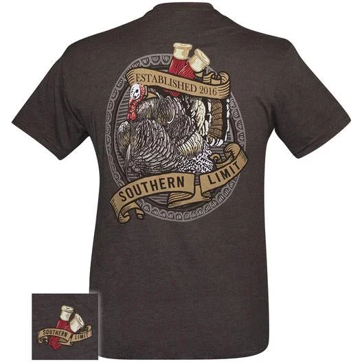 Men's short-sleeve vibrant sleek black tee-Southern Limits Turkey Shotgun Shells Unisex T-Shirt