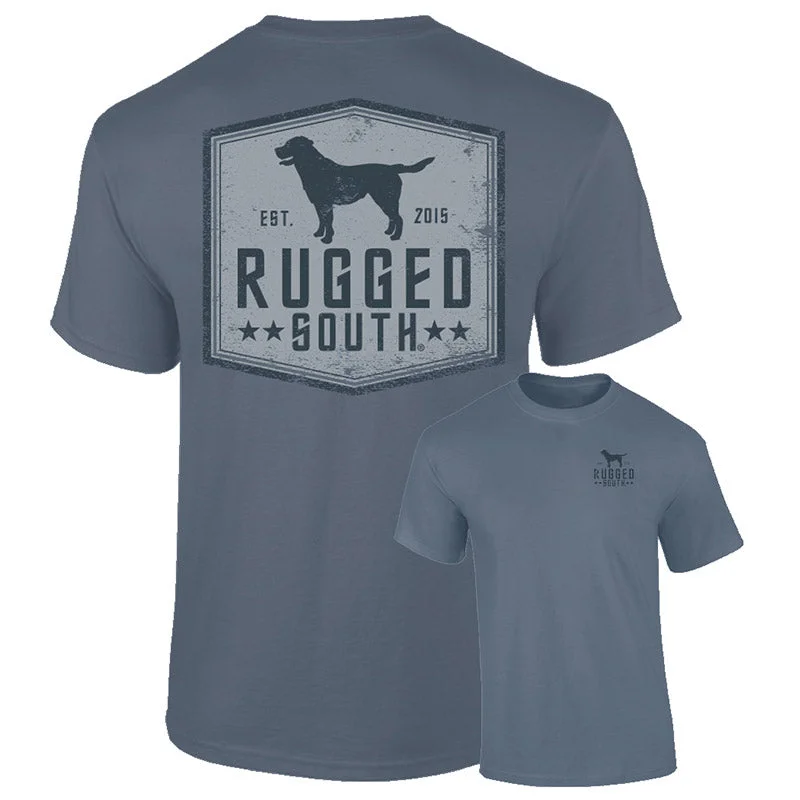 Men's short-sleeve fresh modern smooth pocket tee-Southernology Rugged South Lab Label Comfort Colors Unisex T-Shirt