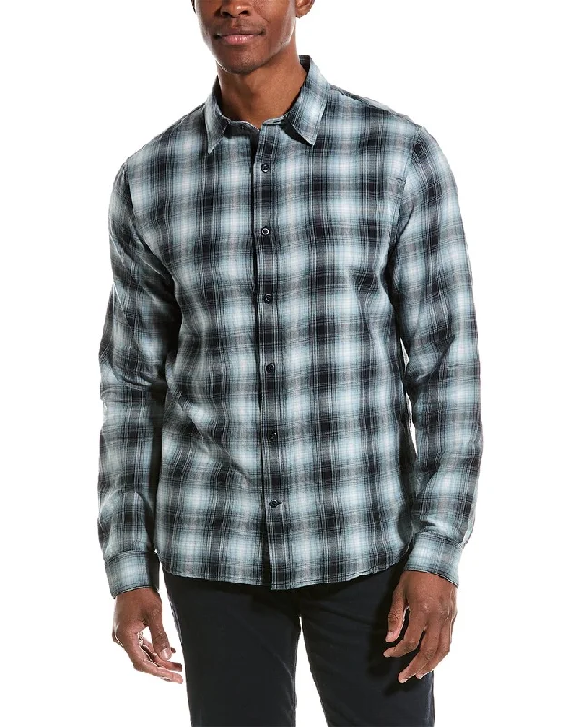 Vince Classic Fit Flannel Shirt