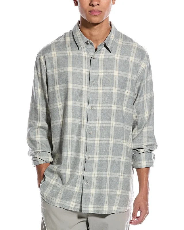 Vince Oceanside Plaid Shirt