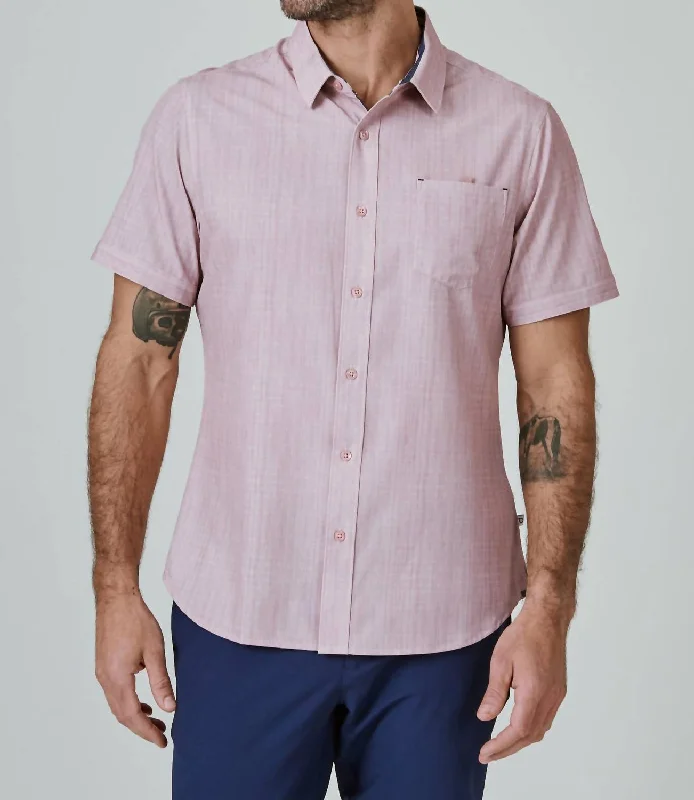 Vista Short Sleeve Shirt In Red