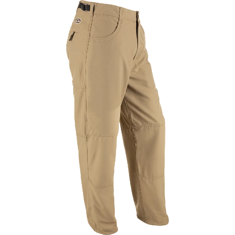 men's pleated tapered gray pants-MST Jean Cut Wader Pant