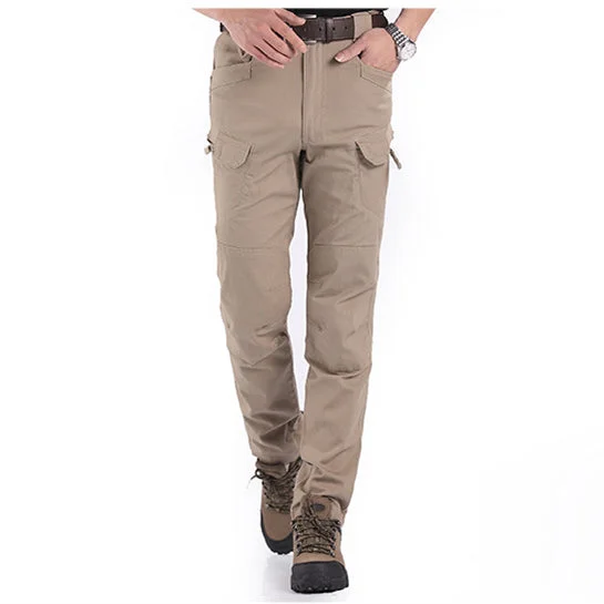 men's plus size wool beige pants-Tactical Clothing Pants