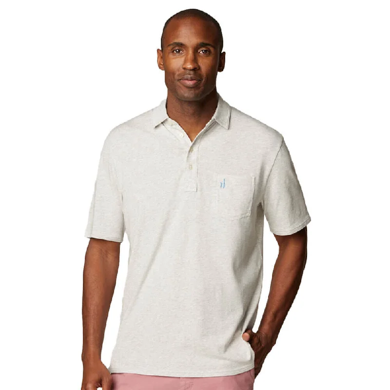 Men's short-sleeve neutral rave shirt-Johnnie-O Heathered Original 2.0 Polo Shirt - Heather Gray*