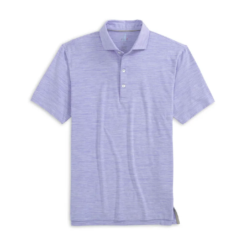 Men's short-sleeve muted sustainable recycled top-Johnnie-O Huron Prep-Formance Polo Shirt - Galaxy