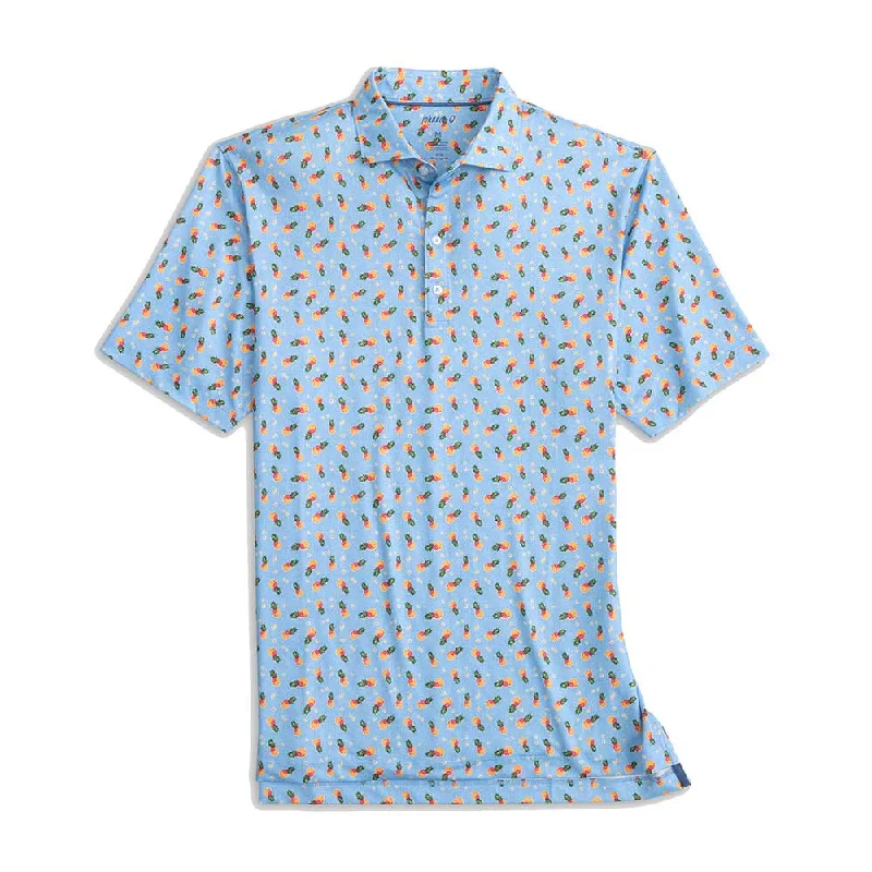 Men's short-sleeve soft barbecue tee-Johnnie-O Pineapple Crush Prep-Formance Polo Shirt - Maliblu