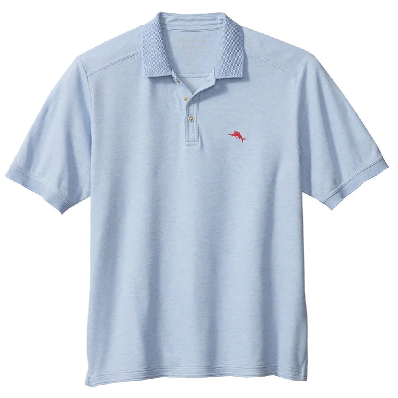 Tommy Bahama IslandZone Emfielder 2.0 Polo Shirt - Light Sky Hthr*